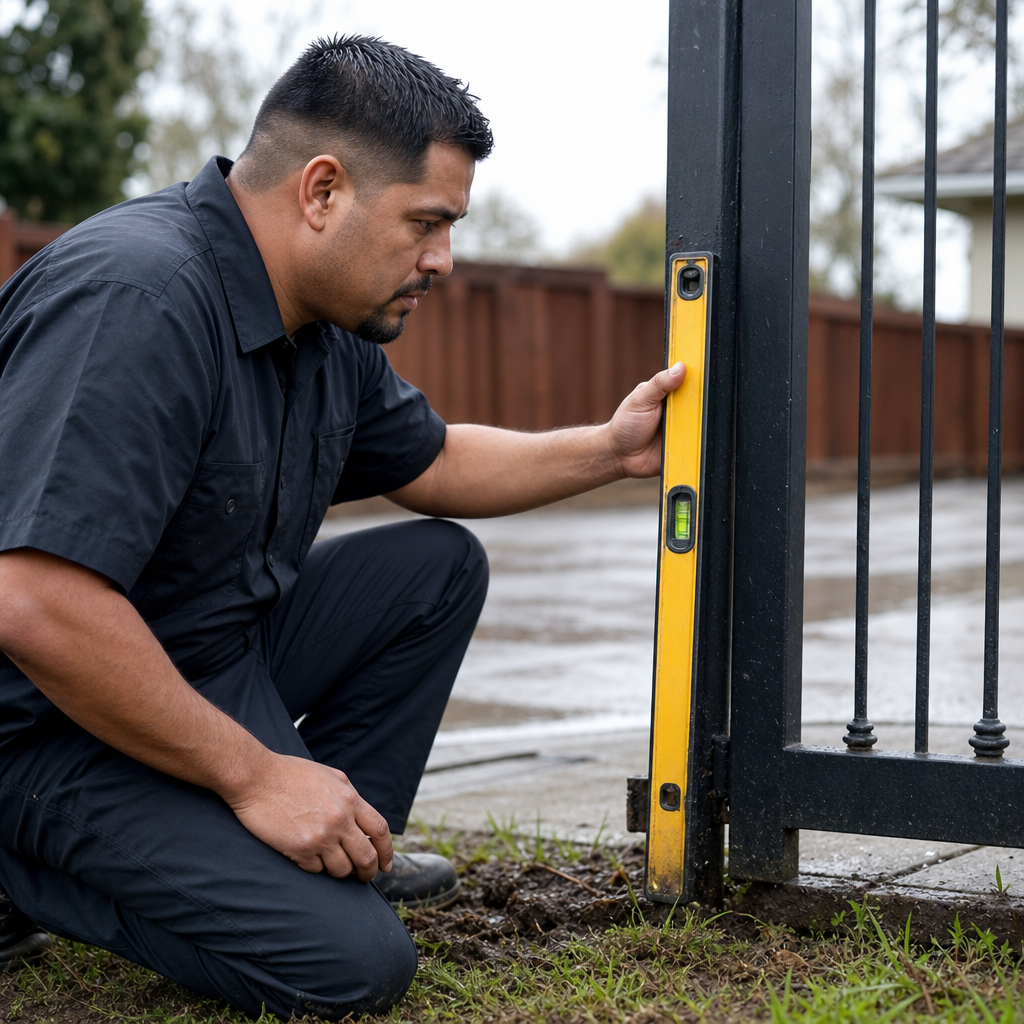 Illustration for gate repair in East Palo Alto