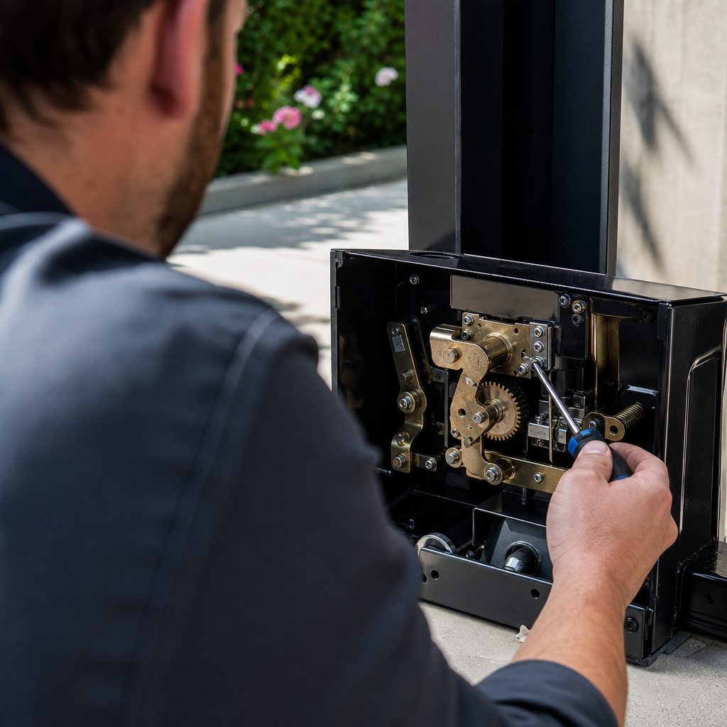 Illustration for gate repair in Burlingame