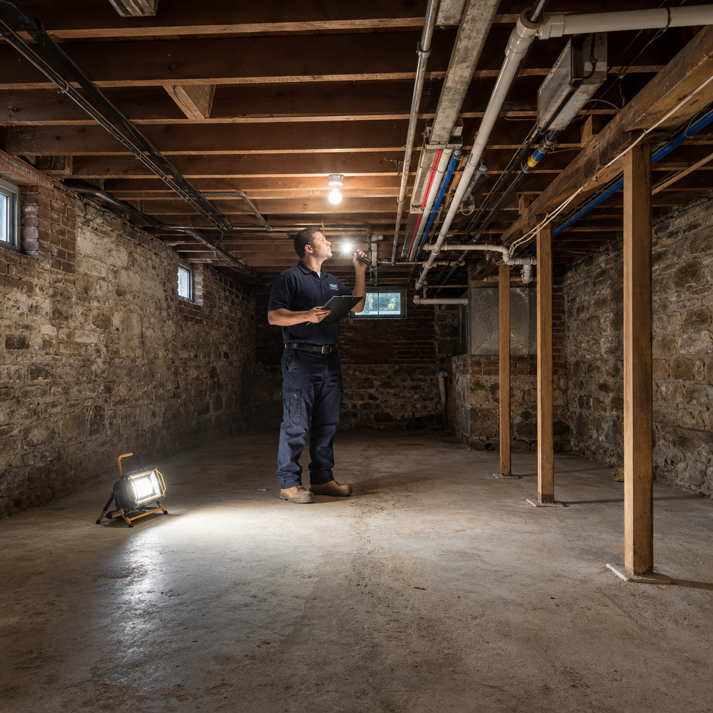 Illustration for flooded basement cleanup elmhurst ny