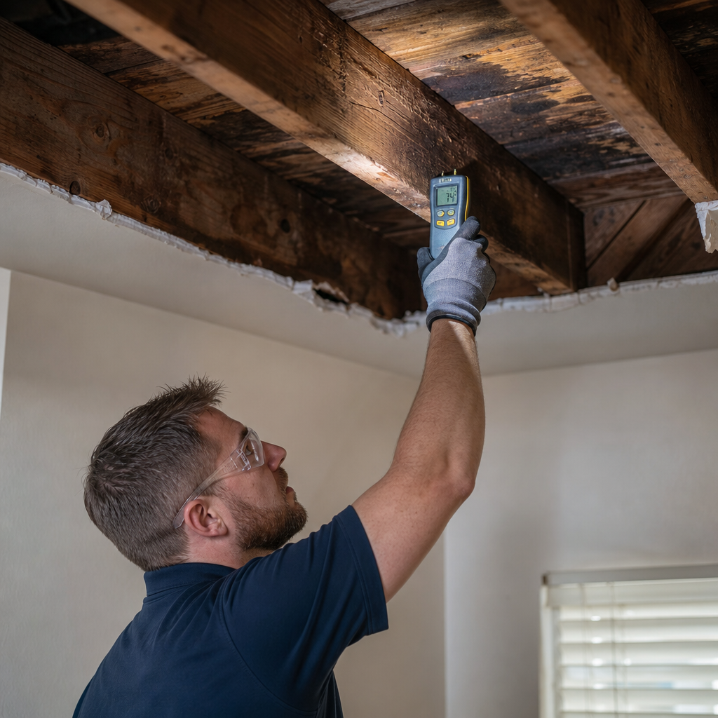 Illustration for how much to fix water damaged ceiling