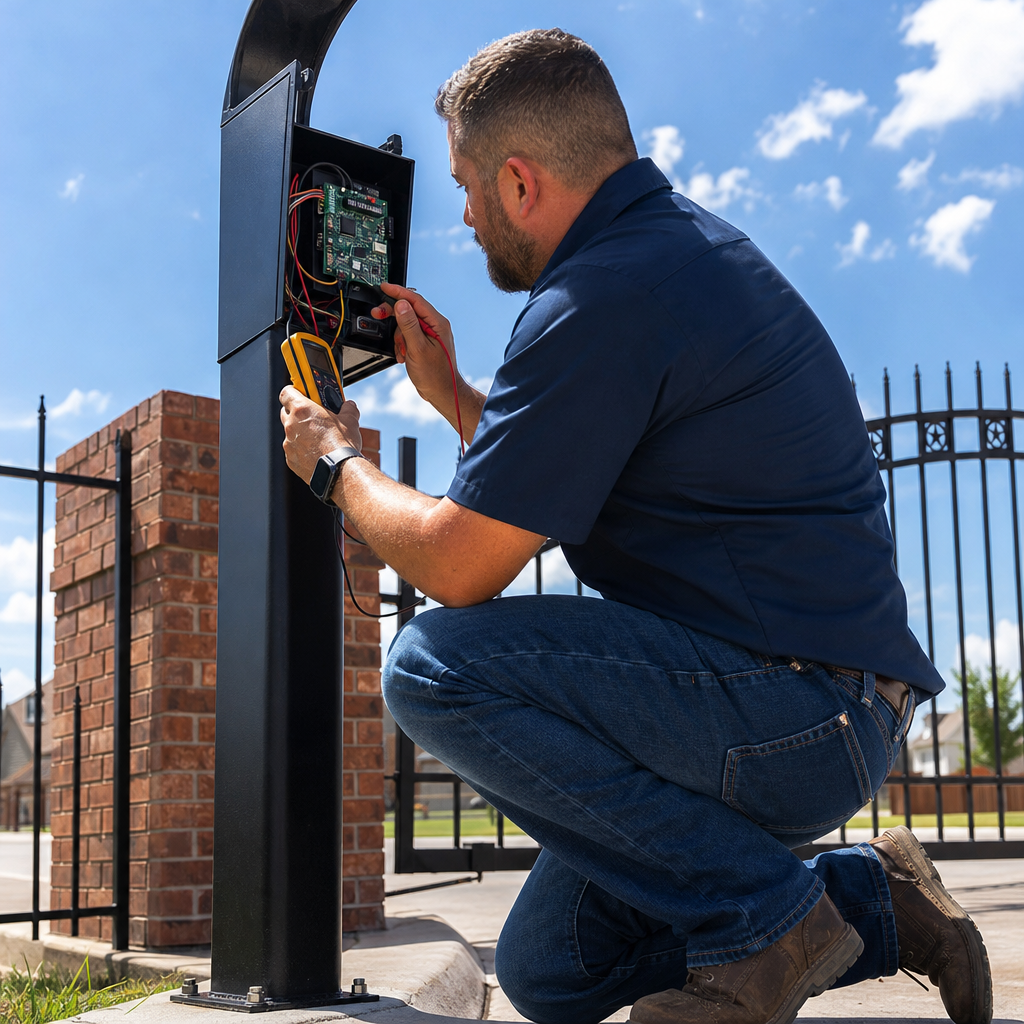 Illustration for gate intercom repair in Glenn Heights