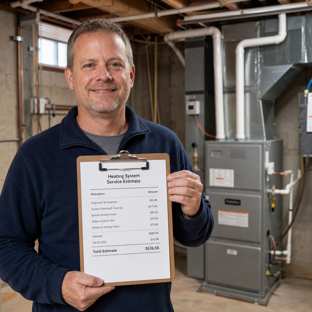 Illustration for benefits of furnace cleaning