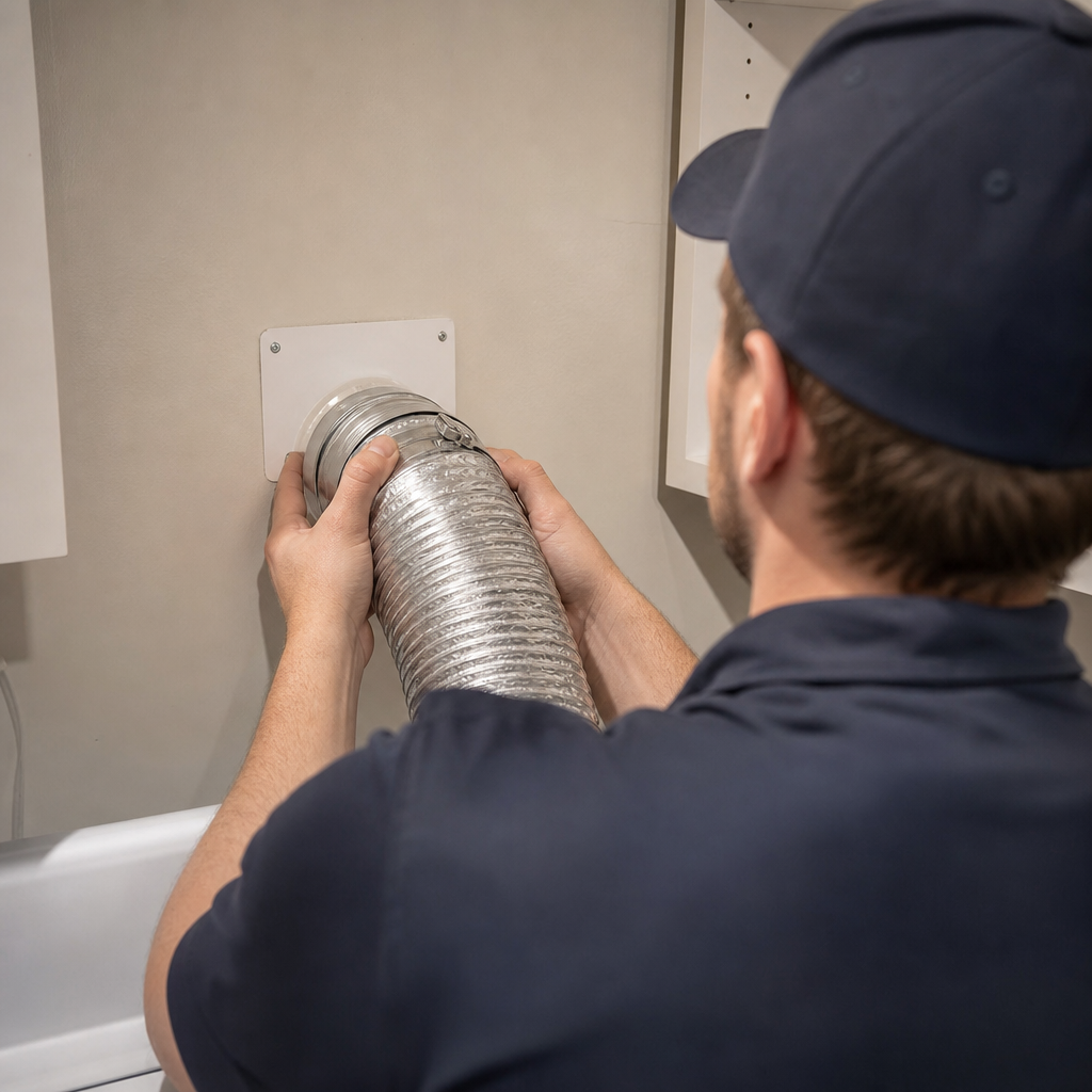 Illustration for dryer vent cleaning in Springfield