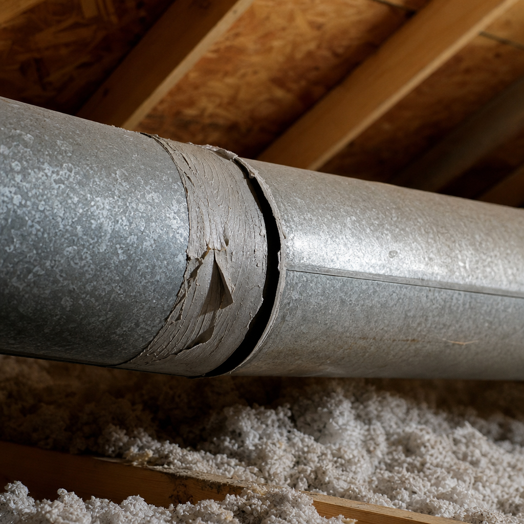 Illustration for duct sealing