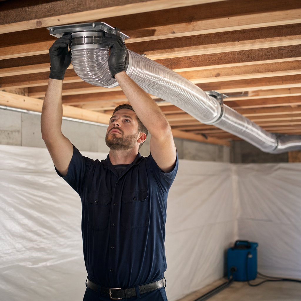 Illustration for water damage restoration in Woodcliff Lake