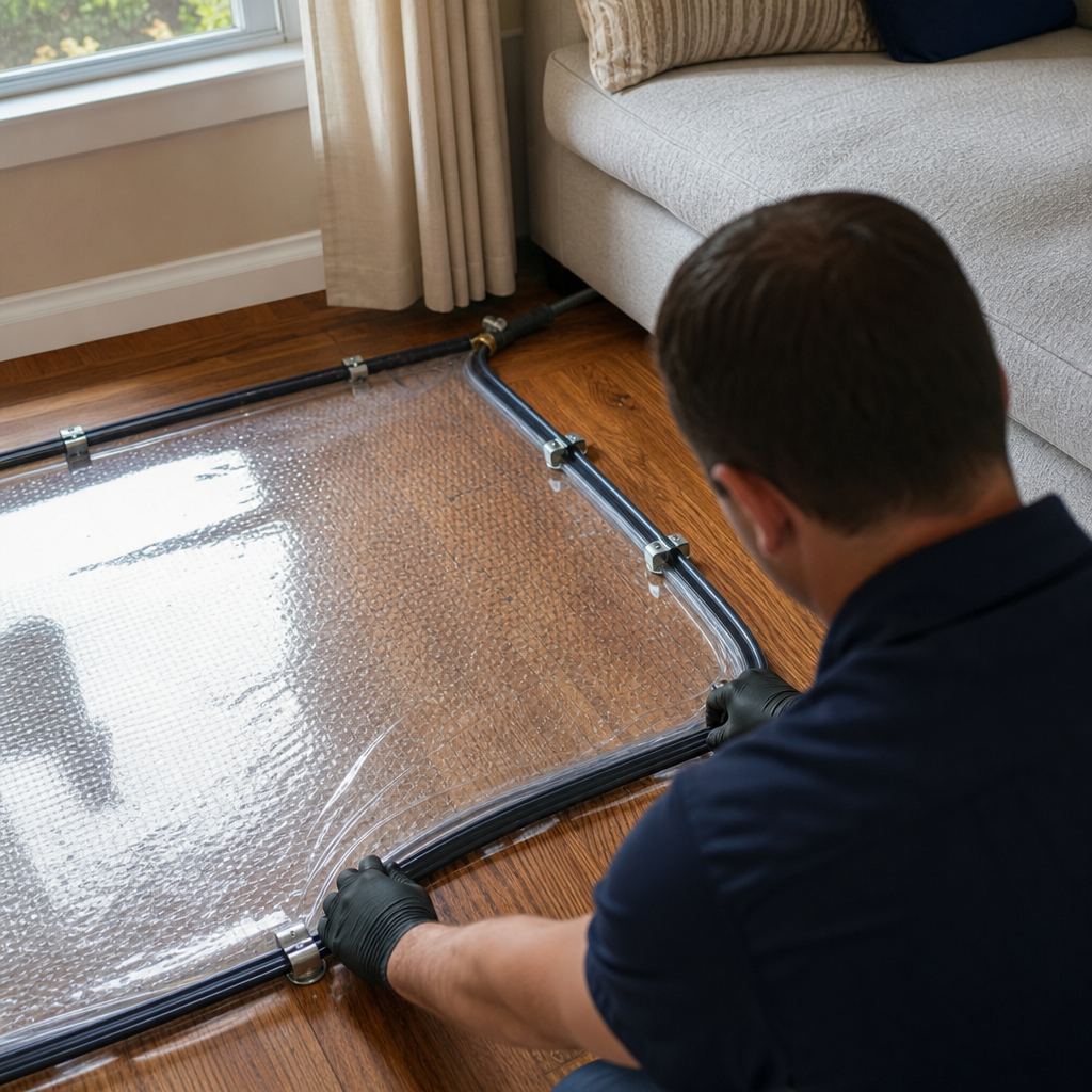 Illustration for water damage restoration in Park Ridge