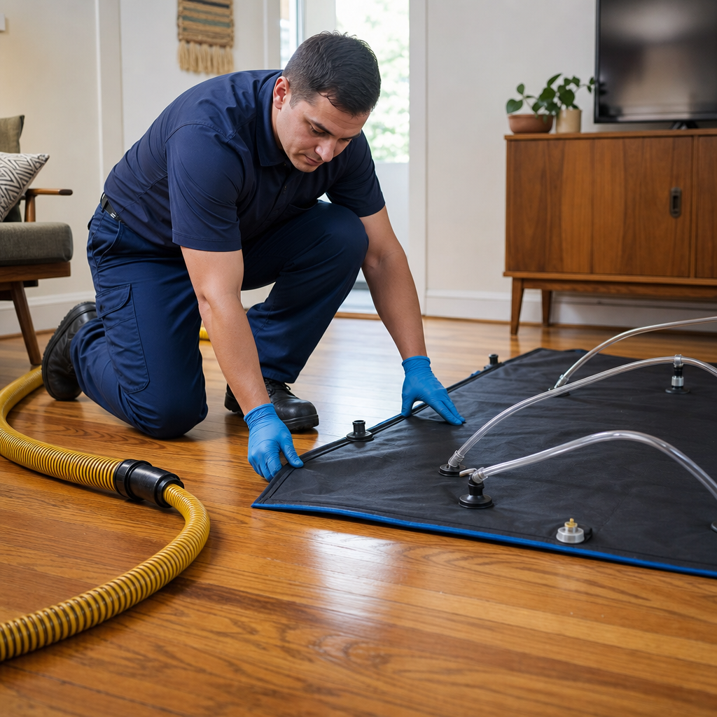 Illustration for emergency water damage restoration in Pearl River