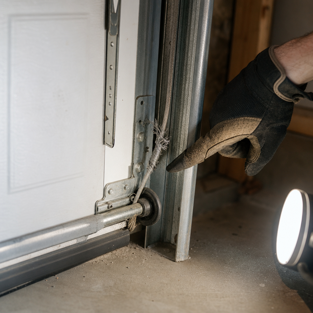 Illustration for emergency garage door repair near me