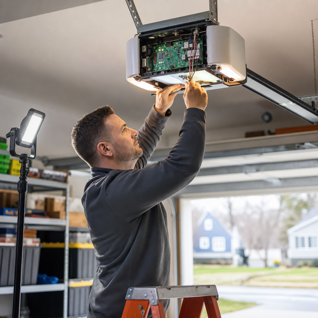 Illustration for garage door repair