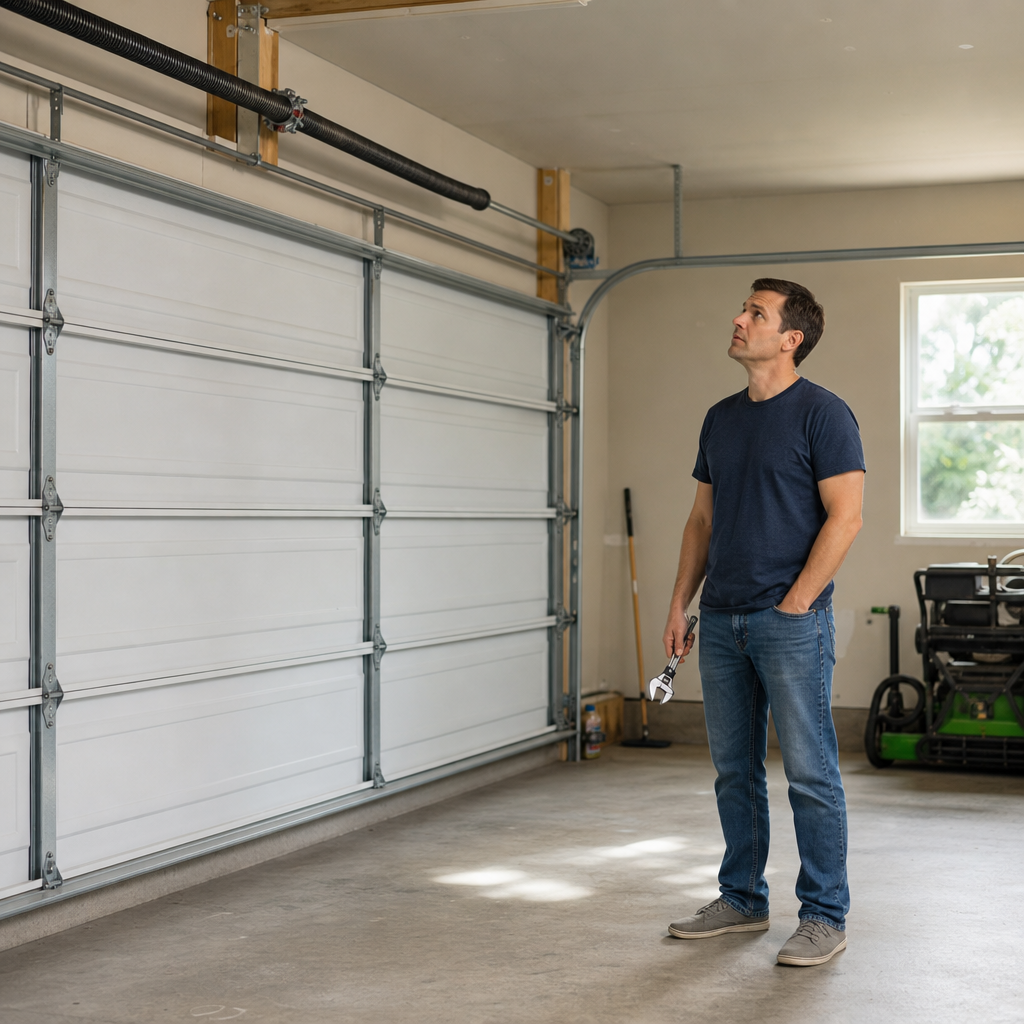 Illustration for garage door spring repair near me