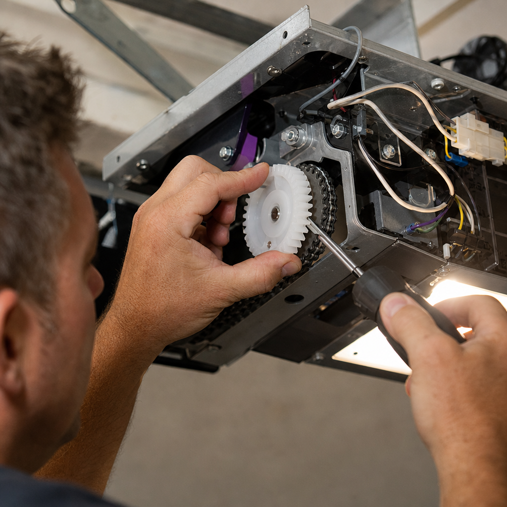 Illustration for garage door opener repair cost