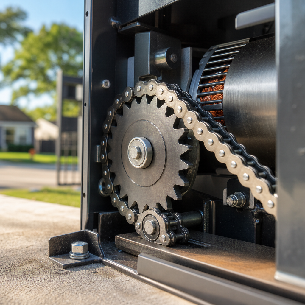 Illustration for electric gate repair in Aldine