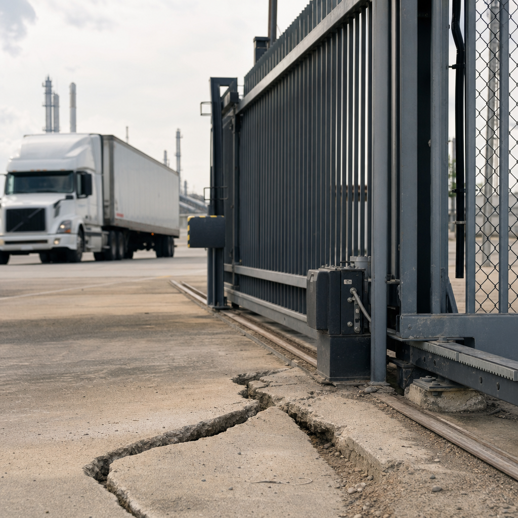 Illustration for gate repair in Channelview
