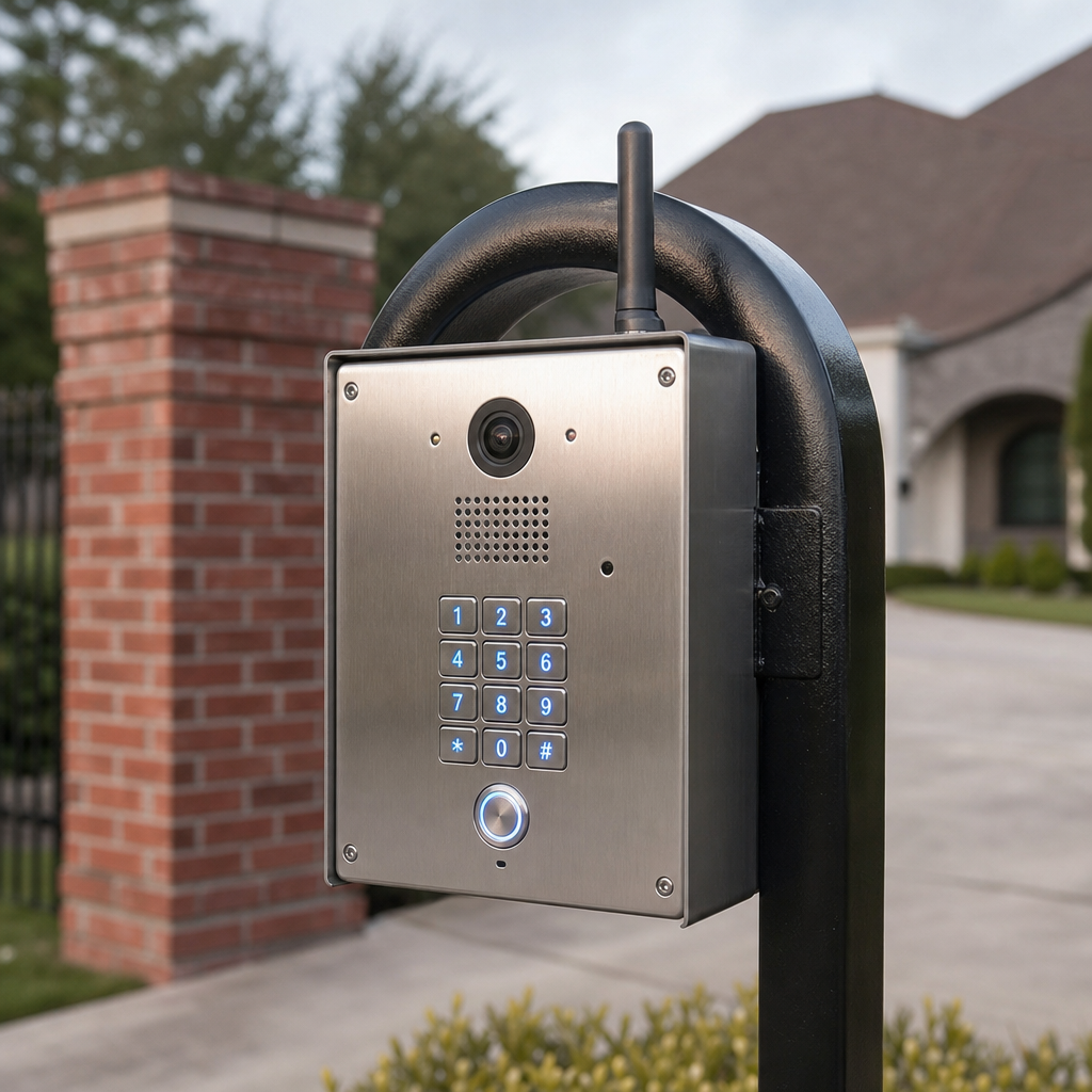Illustration for gate intercom repair in Atascocita