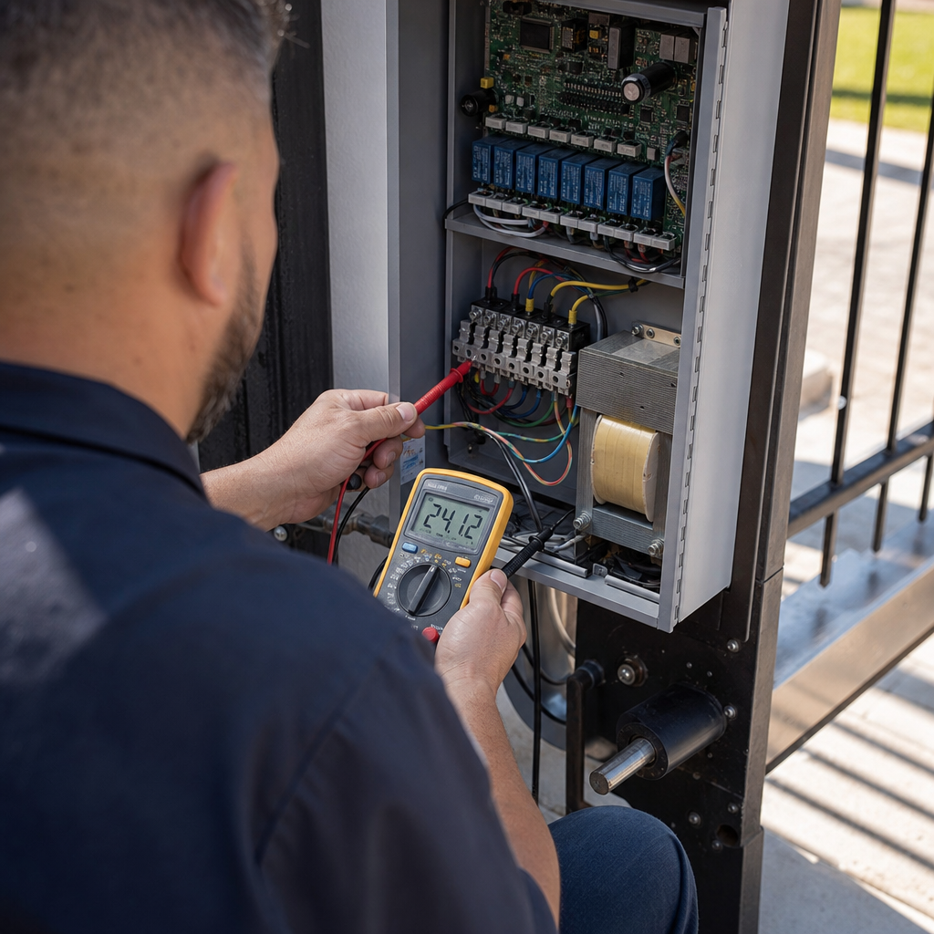 Illustration for gate opener repair in Channelview