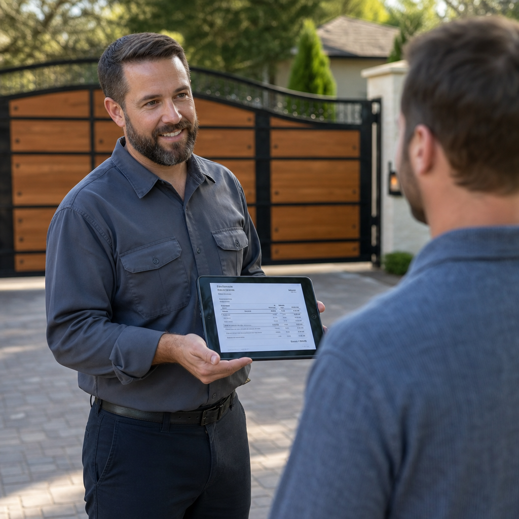 Illustration for gate repair in Cypress