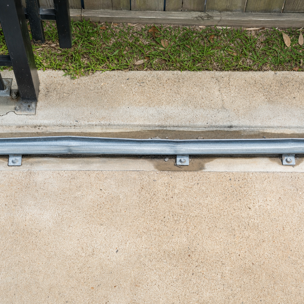 Illustration for gate track repair in Angleton