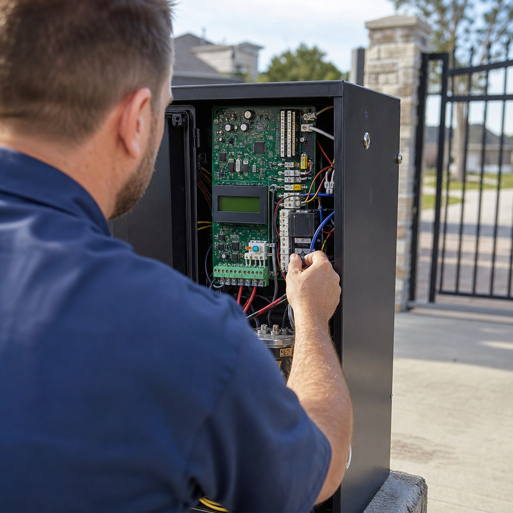 Illustration for gate opener repair in Angleton