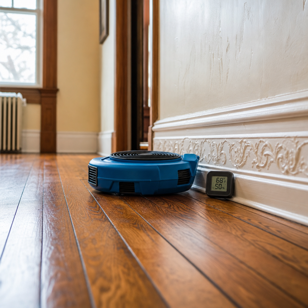 Illustration for water damage restoration in Union City