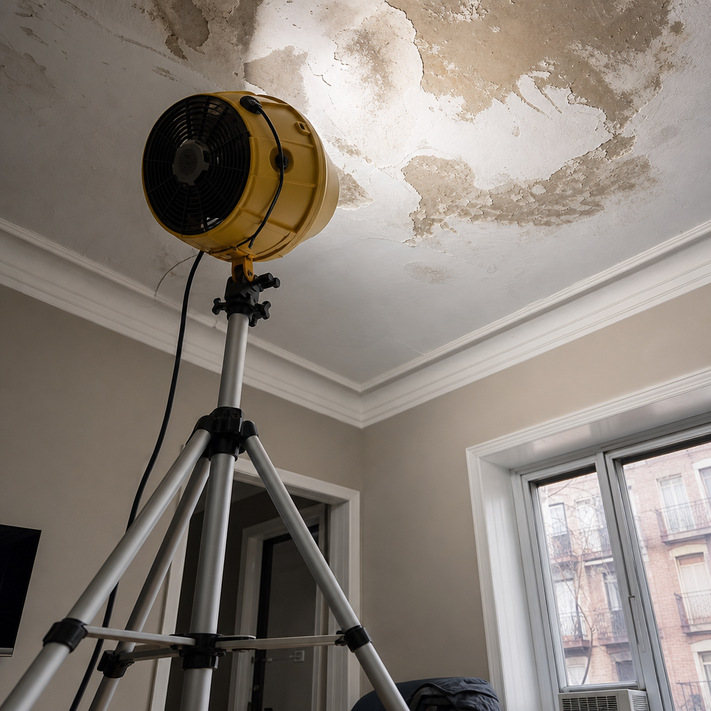Illustration for water damage restoration in West New York