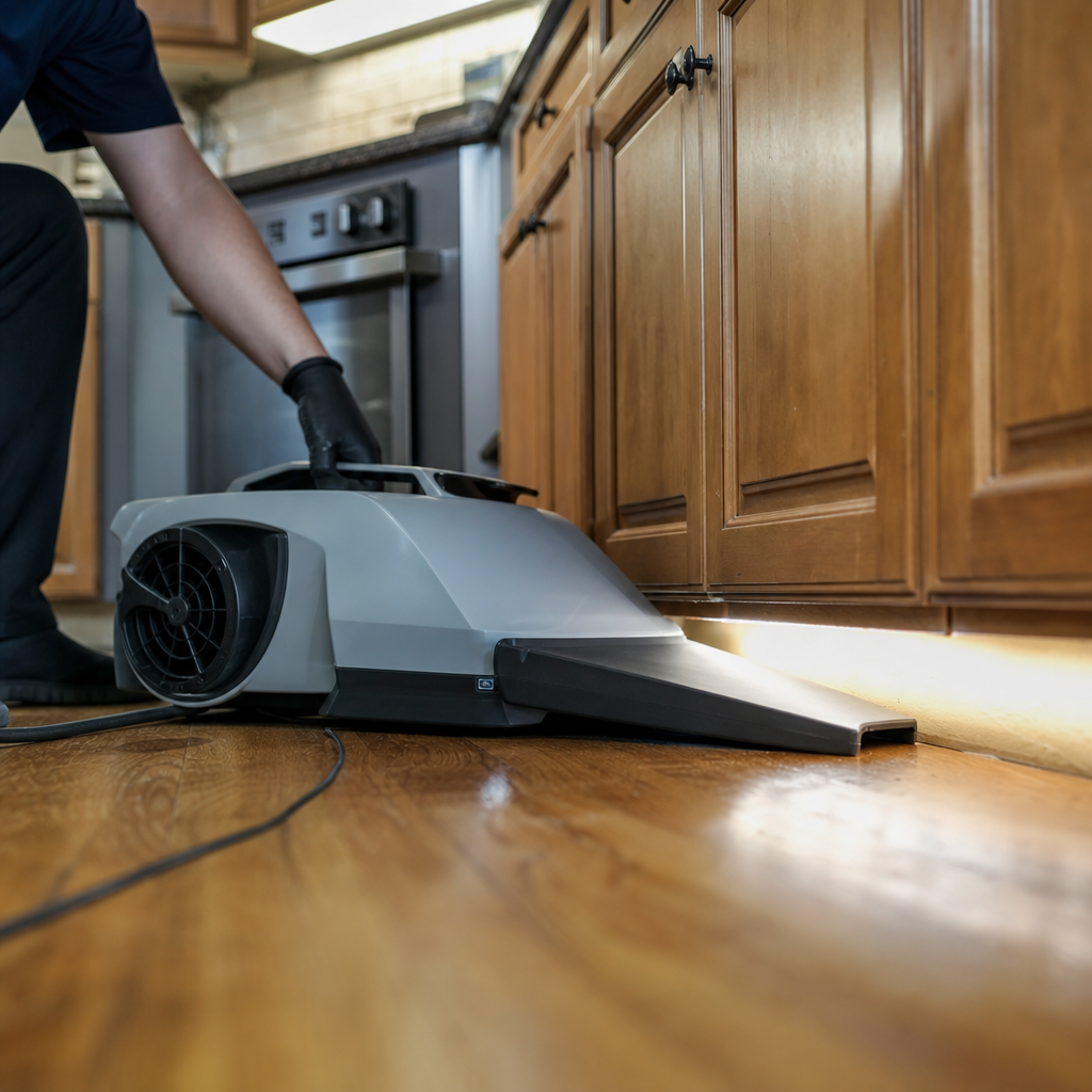 Illustration for emergency water damage restoration in Hoboken