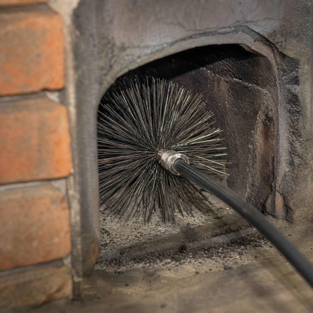 Illustration for chimney cleaning in Bogota