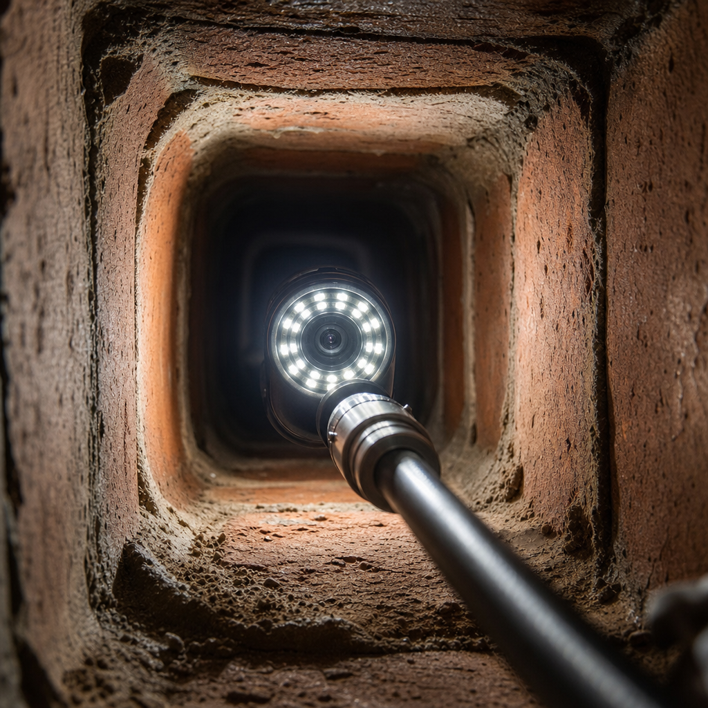 Illustration for chimney cleaning in Maywood