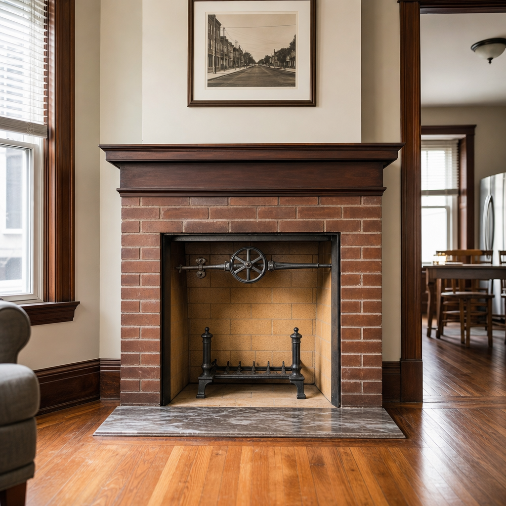 Illustration for chimney cleaning in Union City