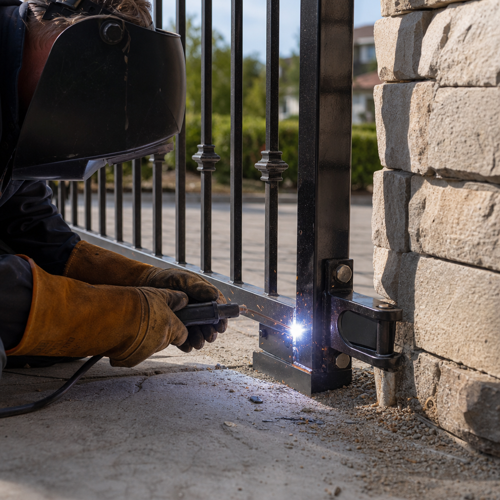 Illustration for gate repair companies near me