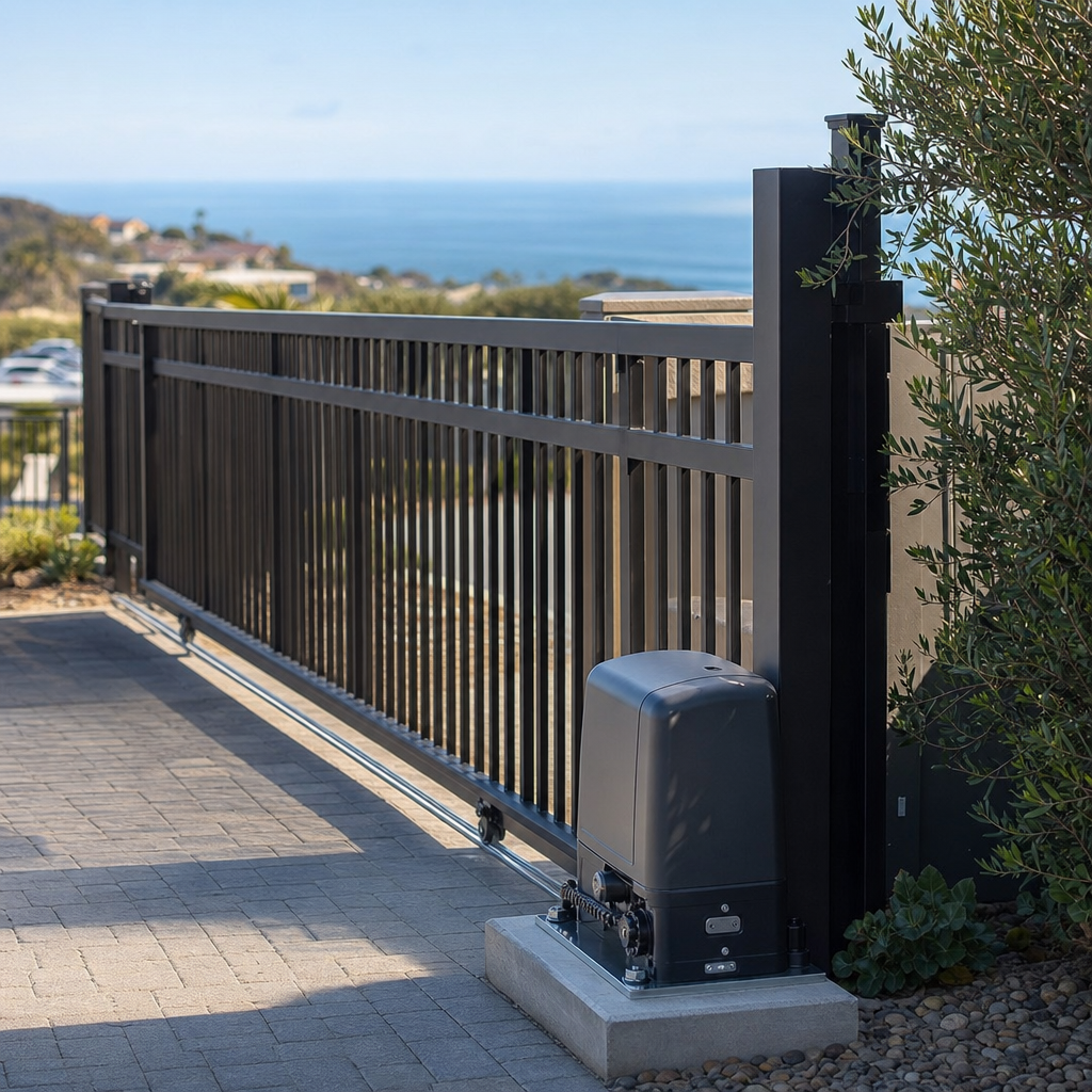 Illustration for sliding gate roller replacement cost