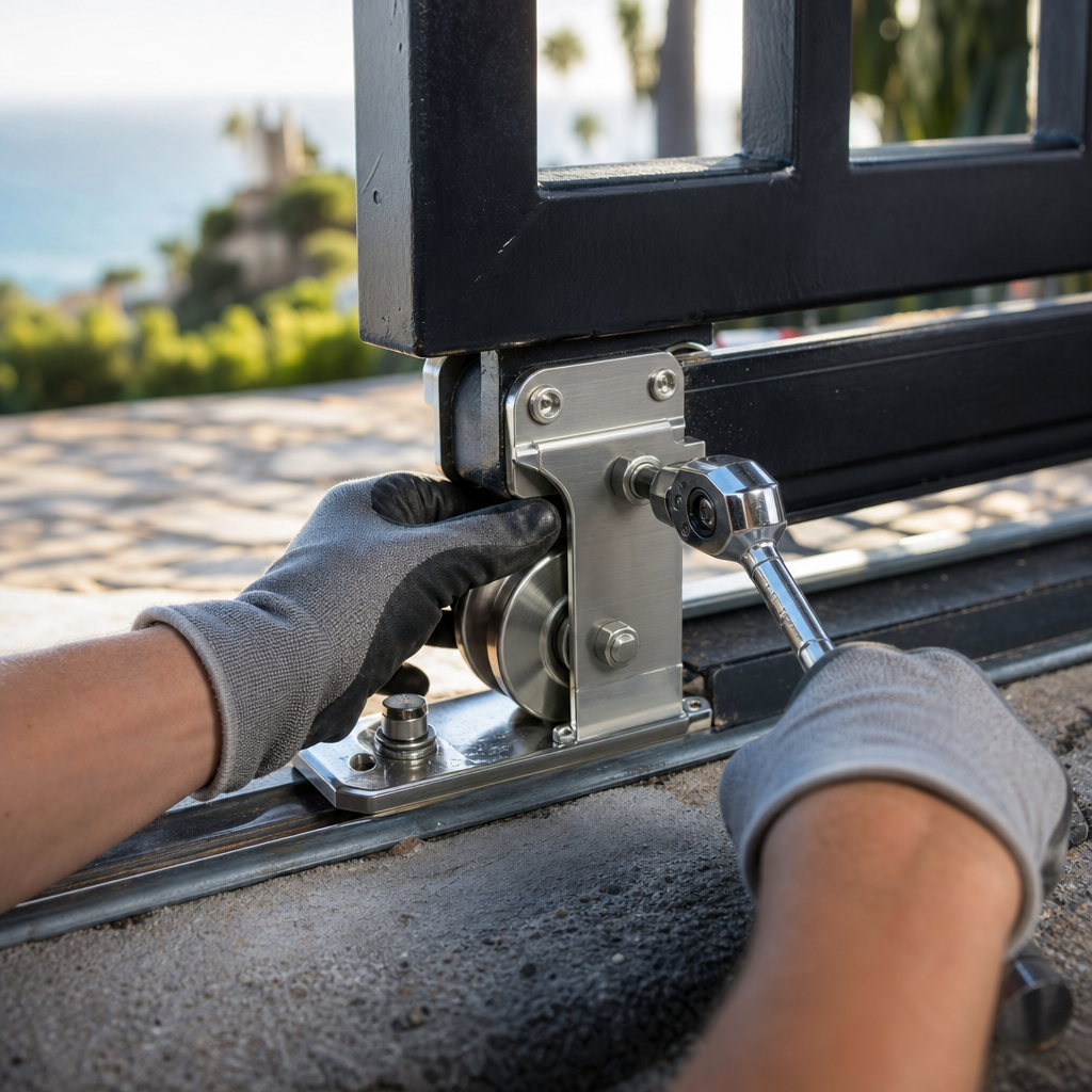Illustration for gate repair in Laguna Beach
