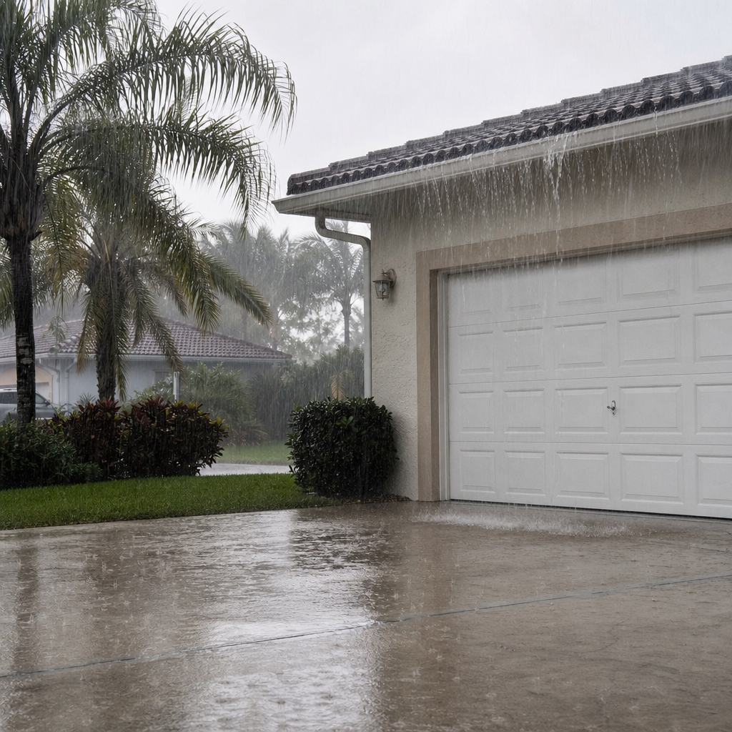 Illustration for garage door repair in South Miami Heights