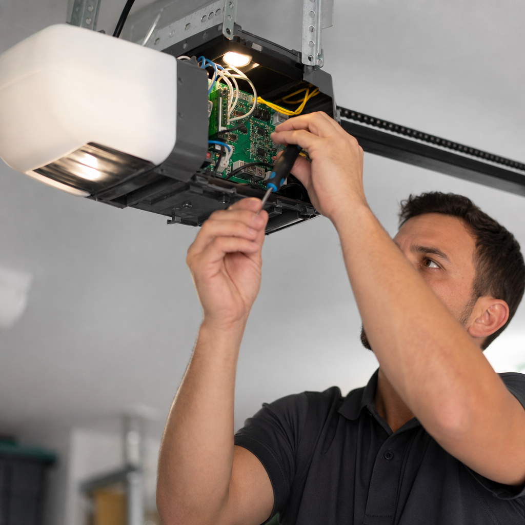 Illustration for garage door repair in Miami