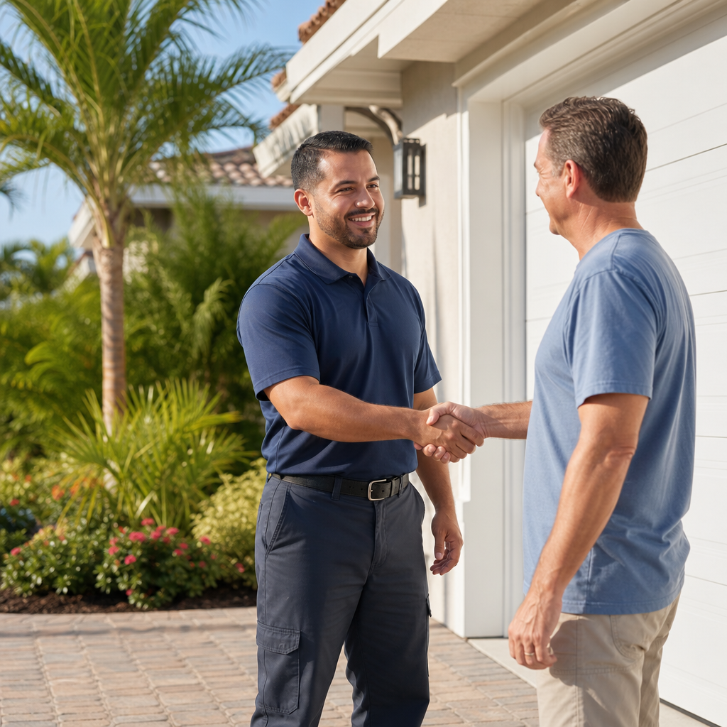 Illustration for garage door repair in Cutler Ridge