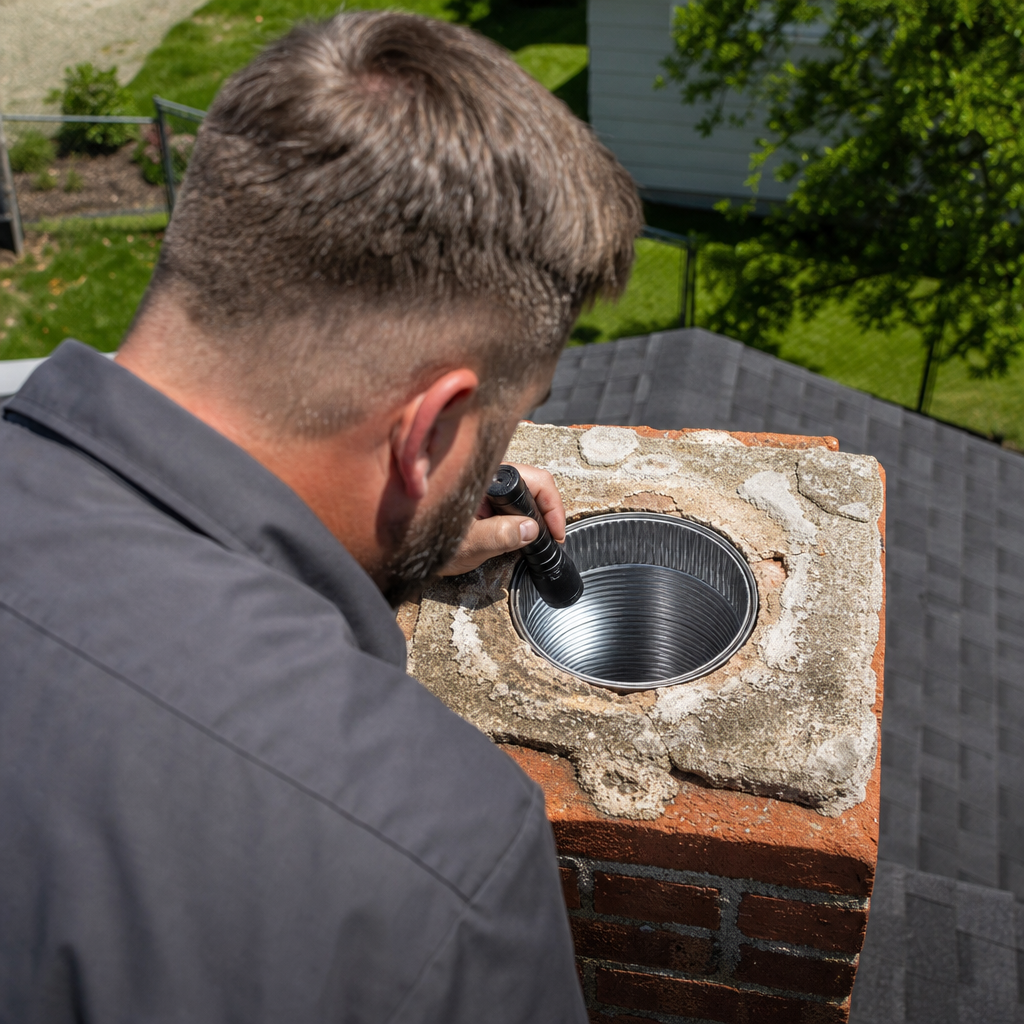 Illustration for average cost of chimney sweep