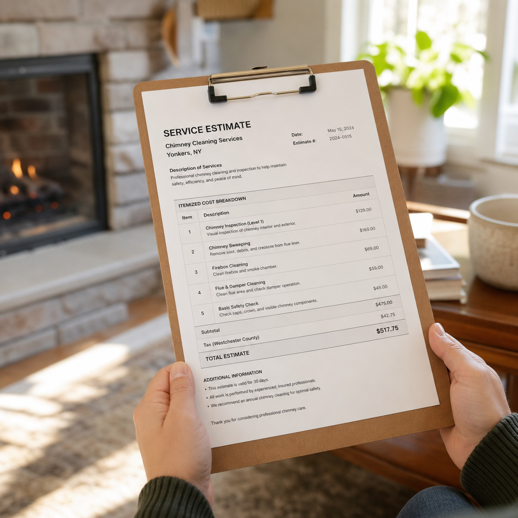 Illustration for chimney cleaning Yonkers