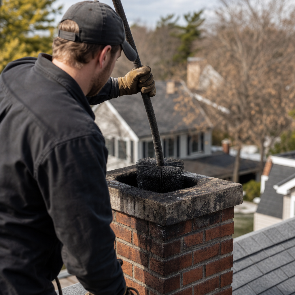 Illustration for Bronxville chimney cleaning