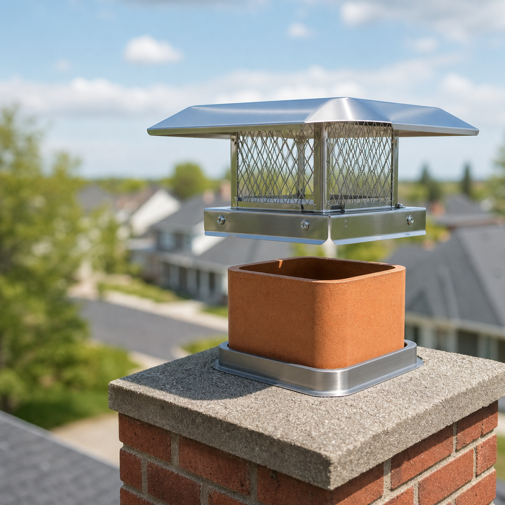 Illustration for chimney cleaning services