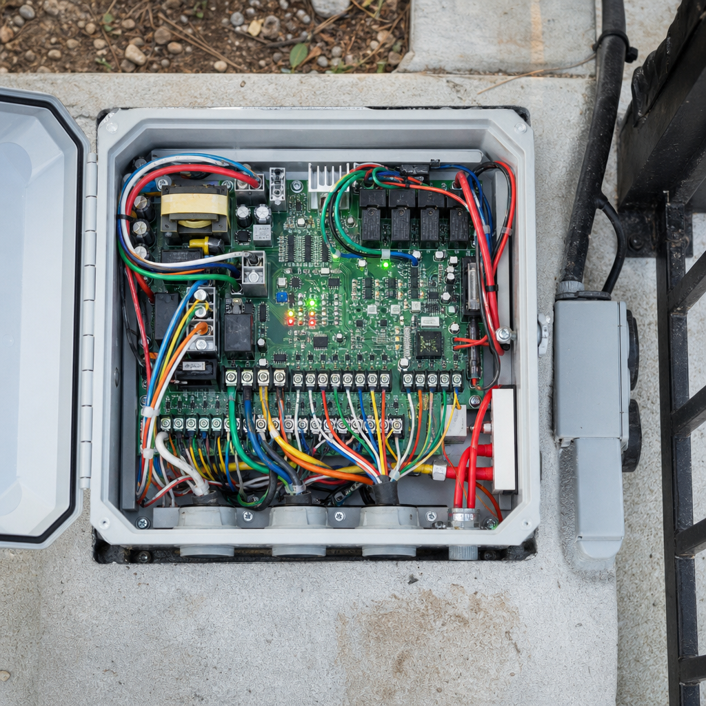 Illustration for automatic gate repair in Chatsworth