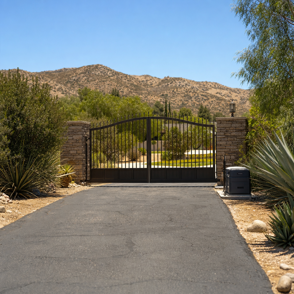 Illustration for gate repair in San Fernando