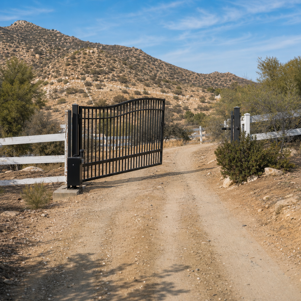 Illustration for automatic gate repair in Agua Dulce