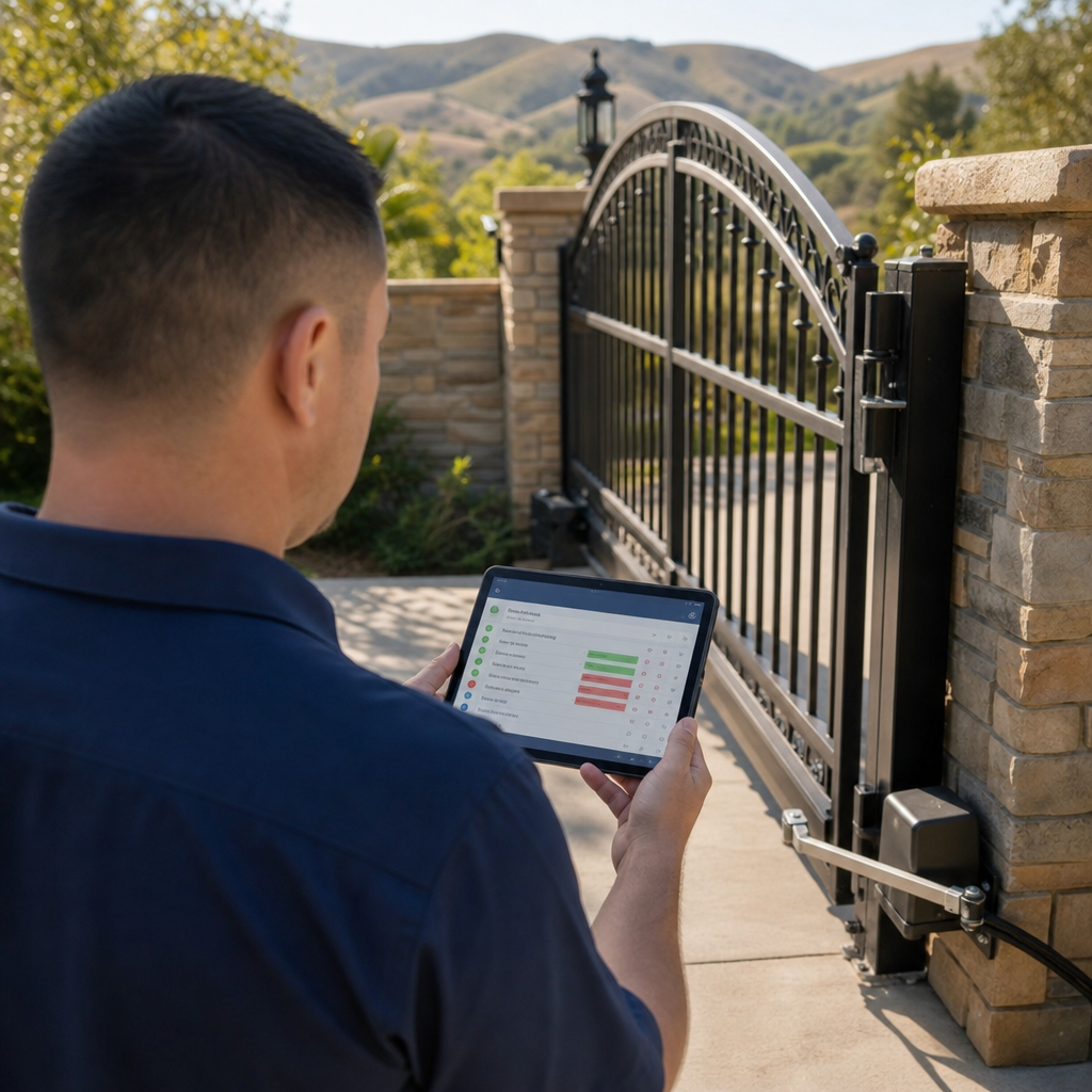Illustration for gate repair in Stevenson Ranch