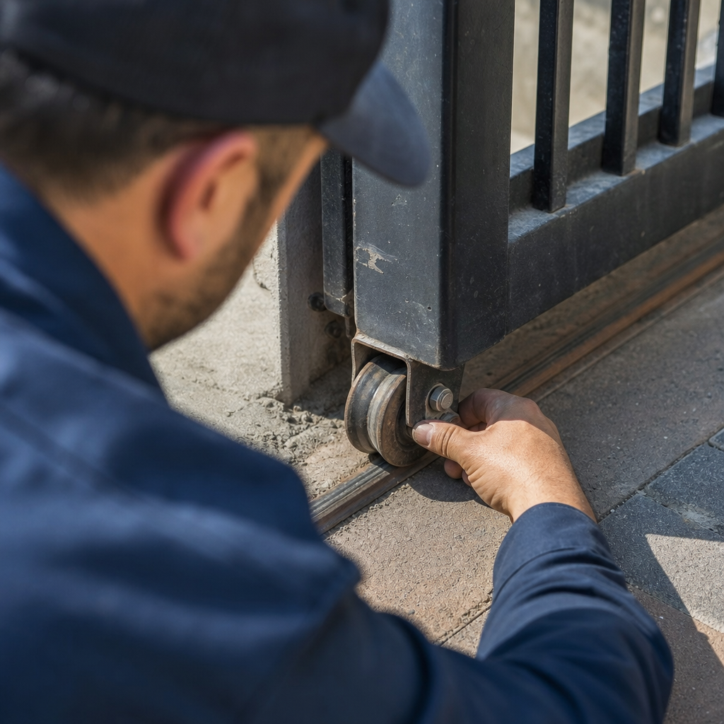 Illustration for gate wheel repair in Fillmore
