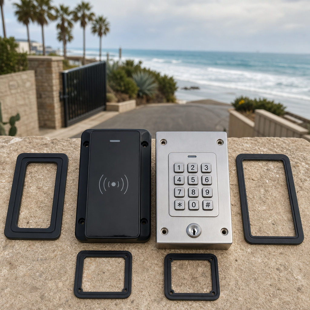 Illustration for rfid gate entry systems vs keypad