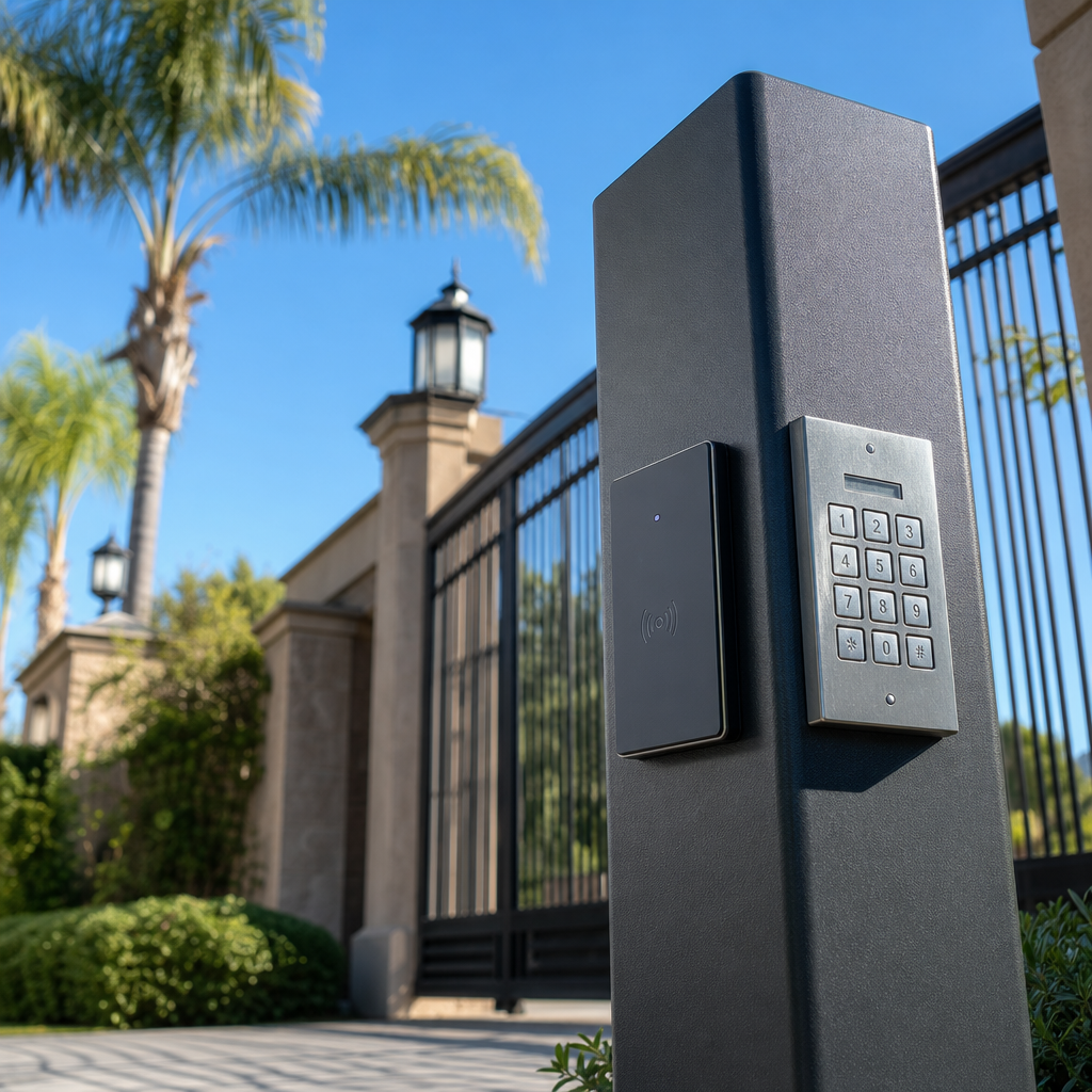 Illustration for how an rfid gate reader improves security