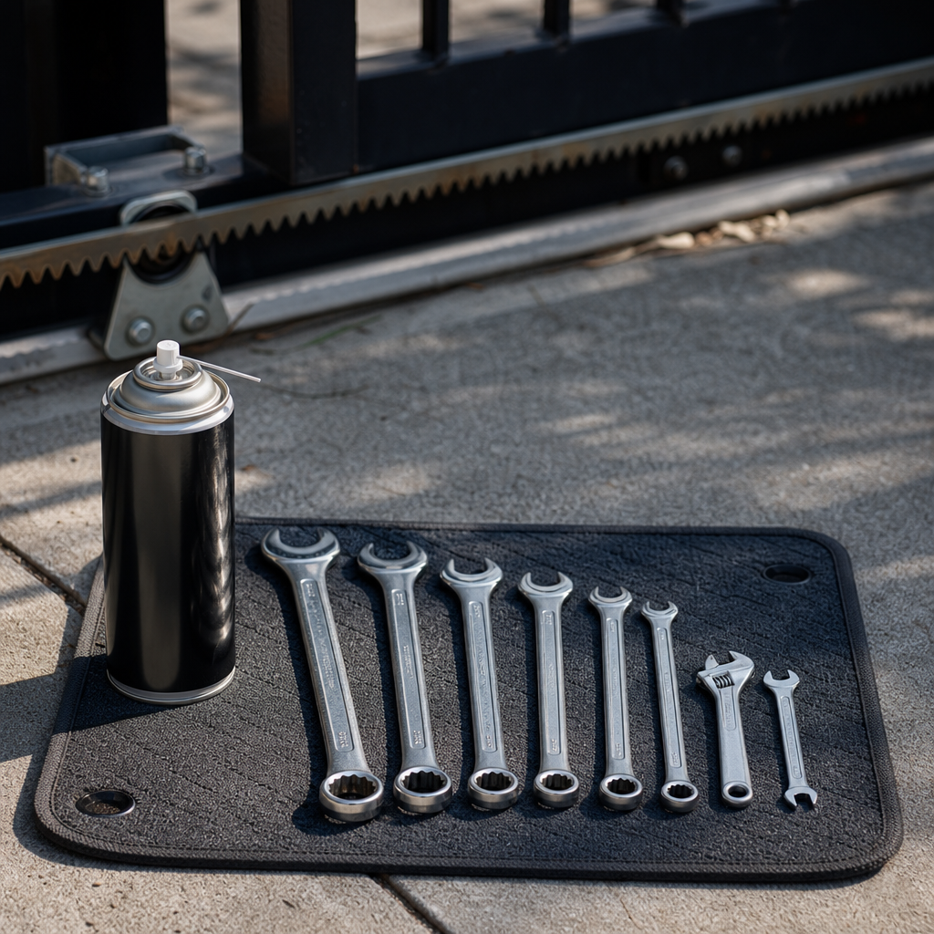 Illustration for automatic gate opener repair