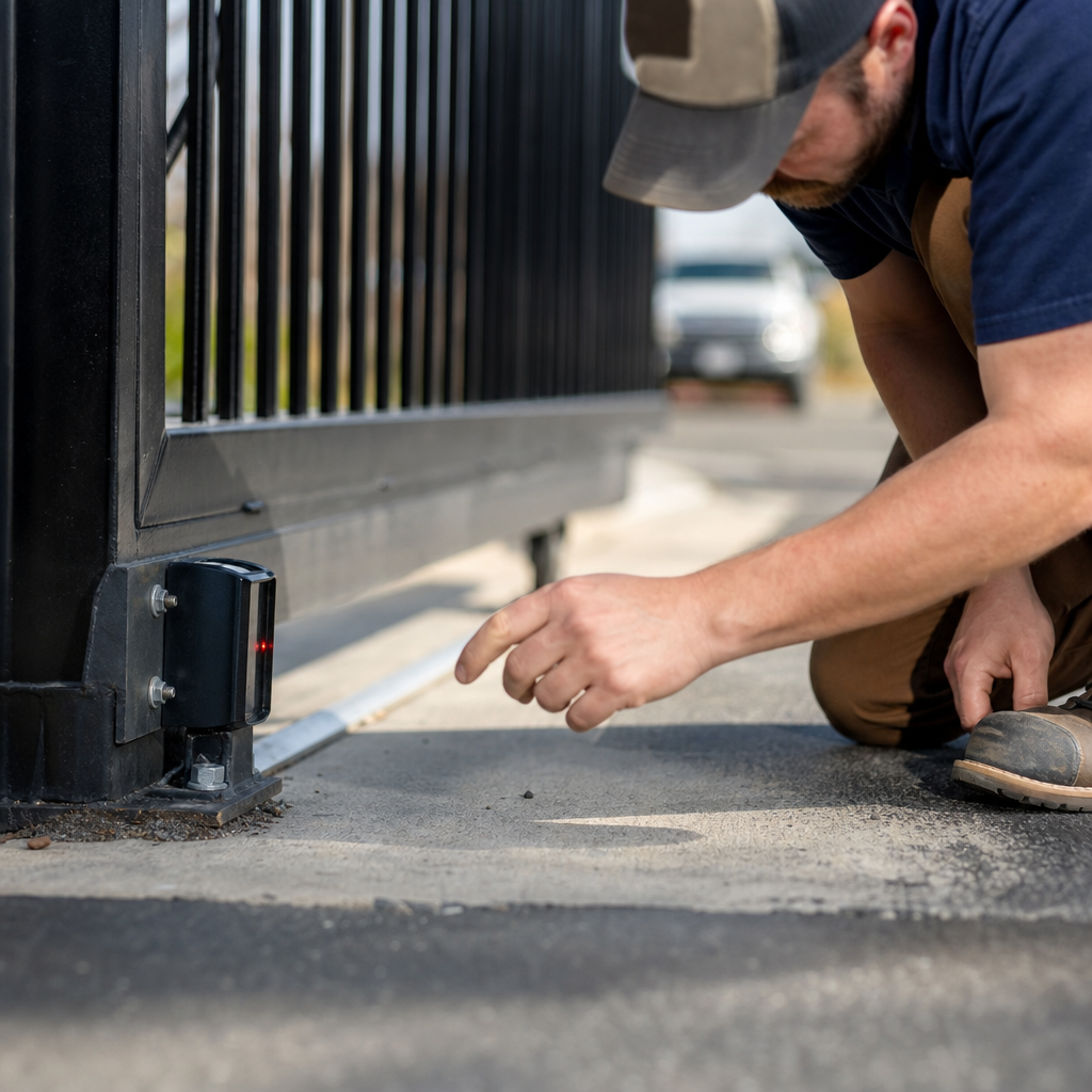 Illustration for commercial gate repair los angeles