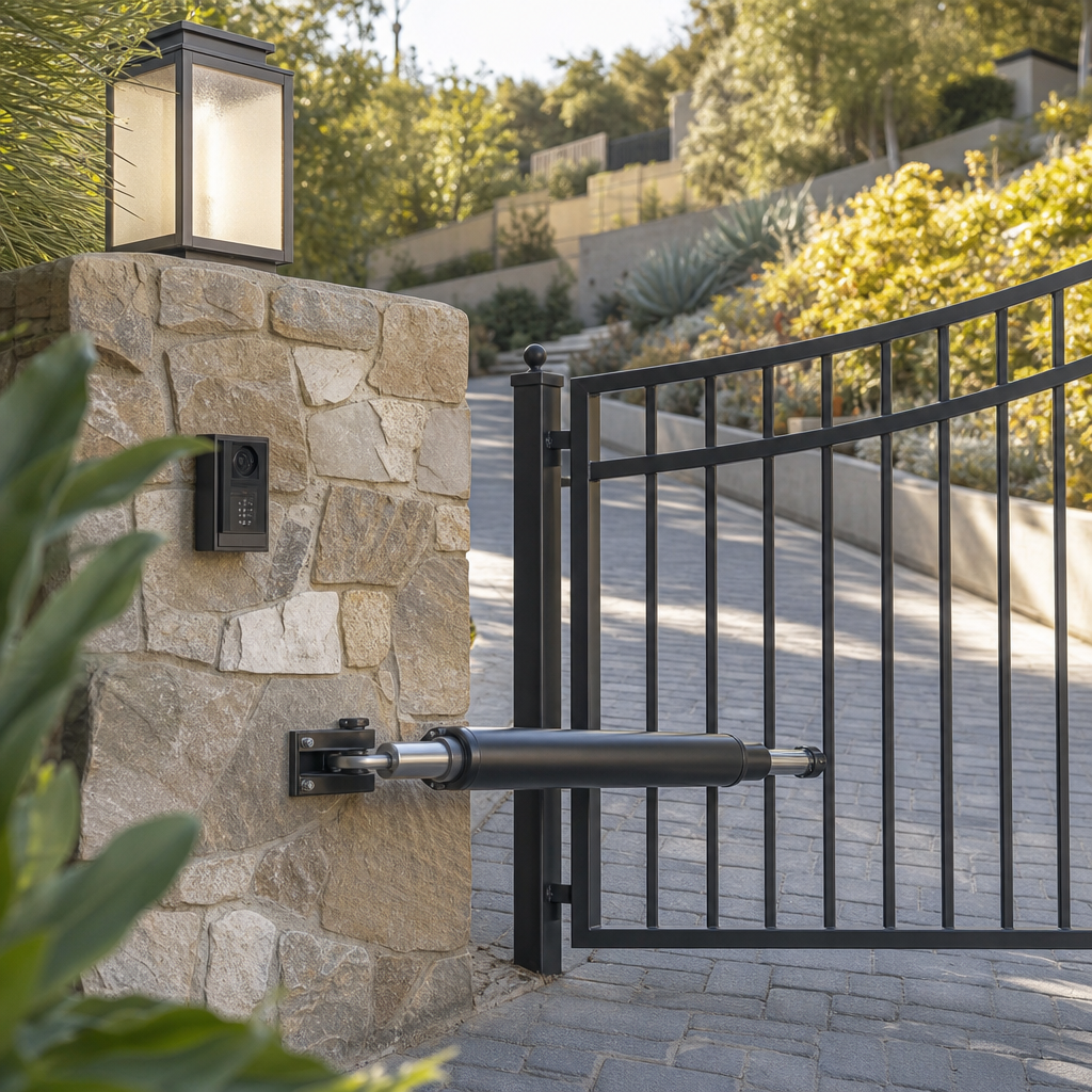 Illustration for automatic gate installation in Hollywood