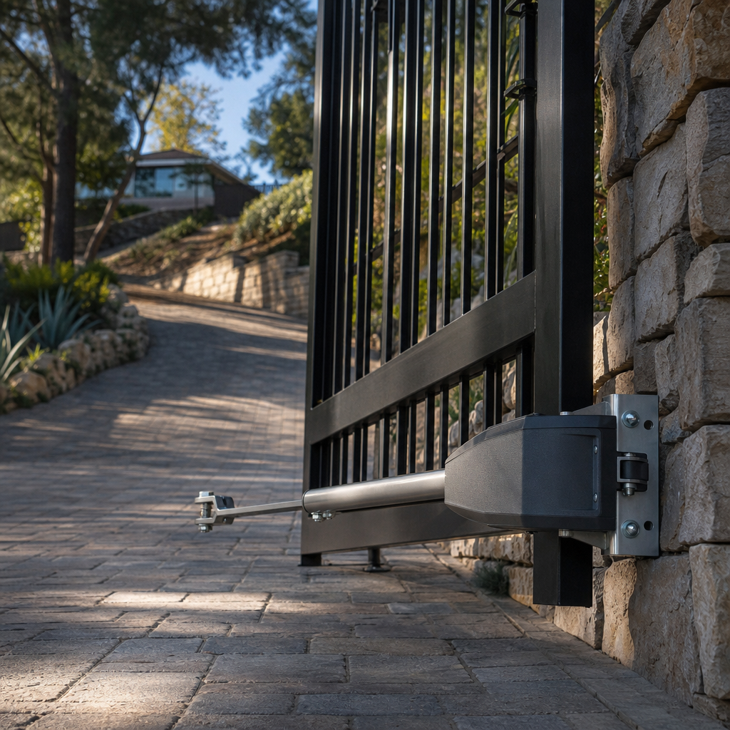 Illustration for automatic gate installation in Universal City