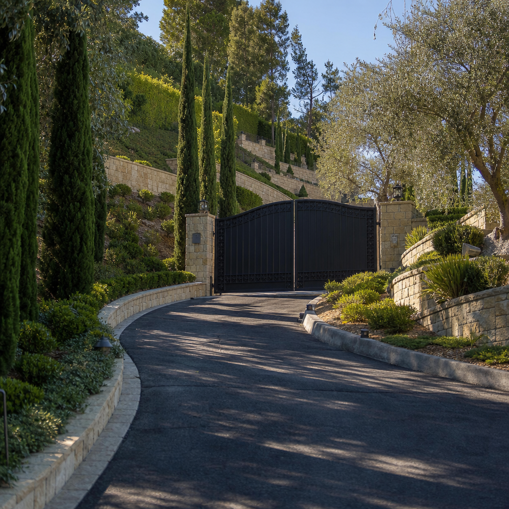 Illustration for driveway gate repair in Beverly Hills